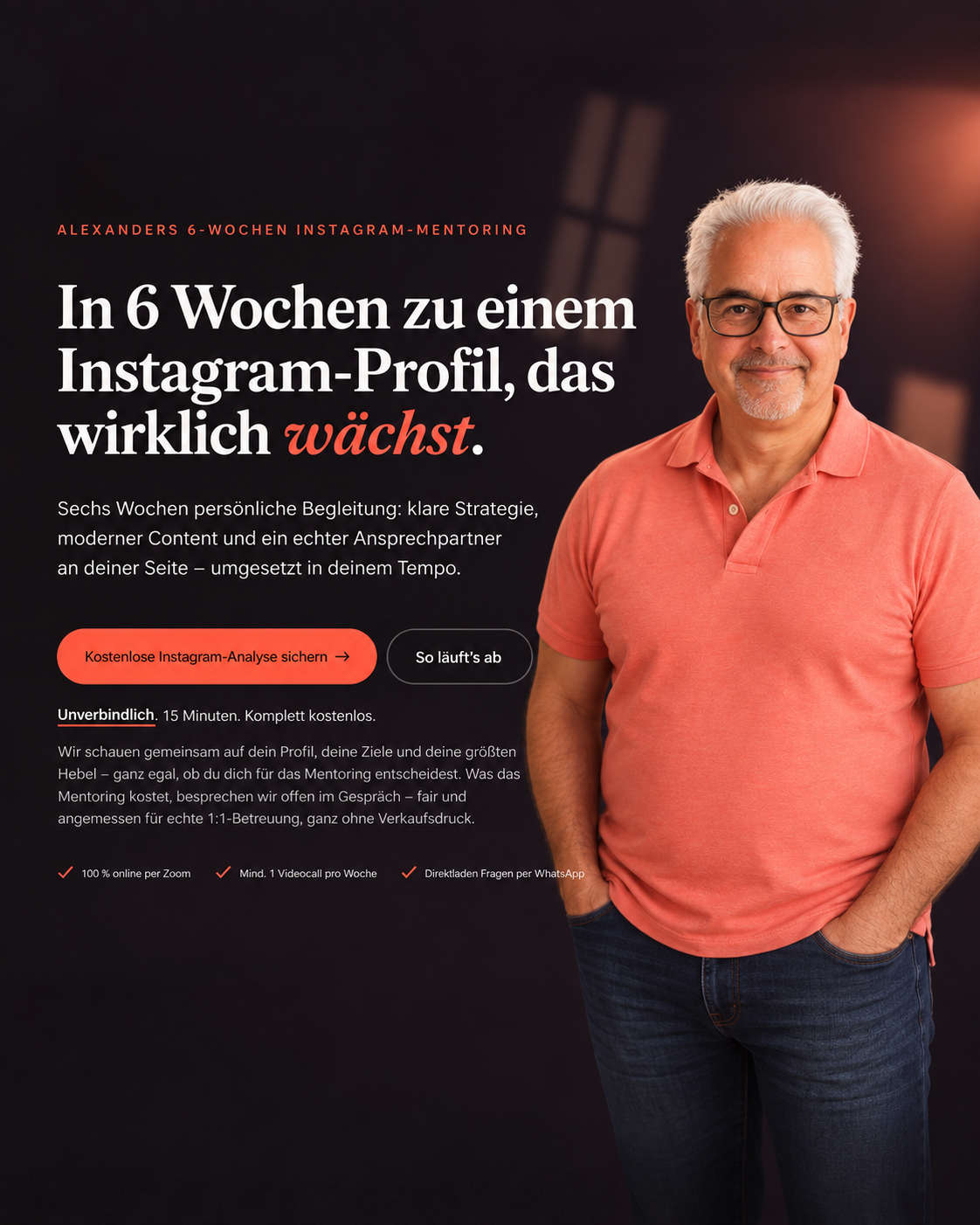 Alexander Ratkovic – 6-Wochen Instagram-Mentoring